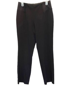 Kim Rogers women’s size 10 short  pull-on pants Black comfort work office